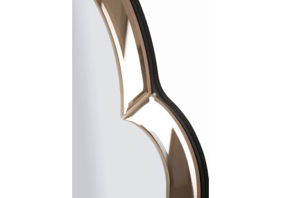 Miroir mural Tangier rose 47x1x80 cm (miroir 41x74 cm) – Design délicat et charme contemporain