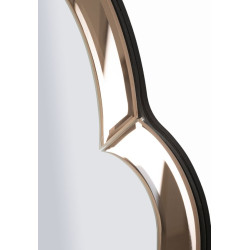 Miroir mural Tangier rose 47x1x80 cm (miroir 41x74 cm) – Design délicat et charme contemporain