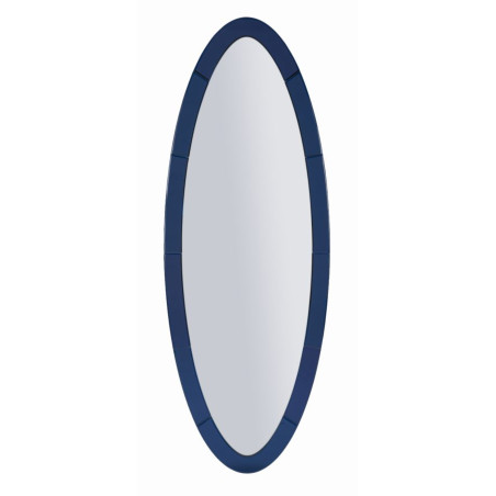 Miroir mural Bleu Oslo 55x2x150 cm (miroir 42,5x137,5 cm) – Harmonie bleue et élégance contemporaine