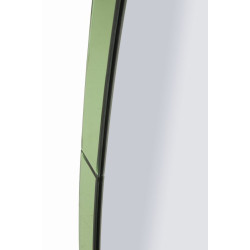 Miroir mural Oslo vert 55x2x150 cm (miroir 42,5x137,5 cm) – Élégance naturelle et lignes pures