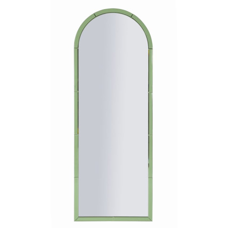 Miroir mural Vert de Bakou 55x2x150 cm (miroir 49x144 cm) – Prestige vert et raffinement moderne