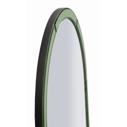 Miroir mural Vert de Bakou 55x2x150 cm (miroir 49x144 cm) – Prestige vert et raffinement moderne