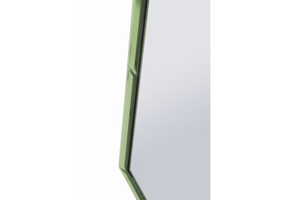 Miroir mural Vert de Bakou 55x2x150 cm (miroir 49x144 cm) – Prestige vert et raffinement moderne