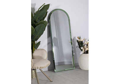 Miroir mural Vert de Bakou 55x2x150 cm (miroir 49x144 cm) – Prestige vert et raffinement moderne