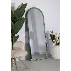 Miroir mural Vert de Bakou 55x2x150 cm (miroir 49x144 cm) – Prestige vert et raffinement moderne