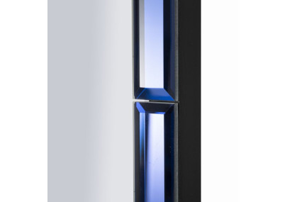 Miroir mural Bleu Berlin 55x2x150 cm (miroir 49x143,5 cm) – Couleur apaisante et design contemporain