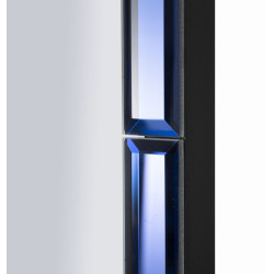 Miroir mural Bleu Berlin 55x2x150 cm (miroir 49x143,5 cm) – Couleur apaisante et design contemporain