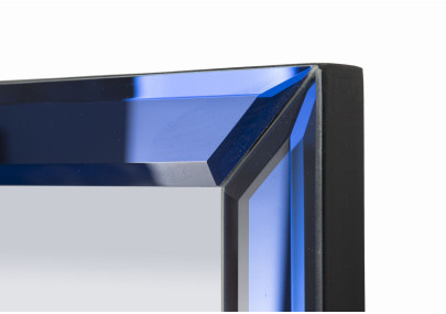 Miroir mural Bleu Berlin 55x2x150 cm (miroir 49x143,5 cm) – Couleur apaisante et design contemporain