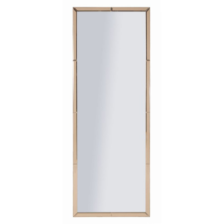 Miroir mural Berlin rose 55x2x150 cm (miroir 49x143,5 cm) – Charme subtil et sophistication moderne