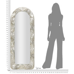 Miroir mural Argelux Arc 61x6,5x160 cm (miroir 39x135 cm) – Élégance sculpturale et luxe contemporain