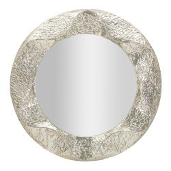 Specchio rotondo Argelux Ø104x7 cm (specchio Ø70 cm) – Grande presenza e raffinatezza circolare