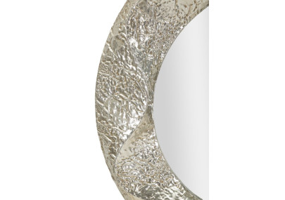 Miroir rond Argelux Ø104x7 cm (miroir Ø70 cm) – Grande présence et raffinement circulaire