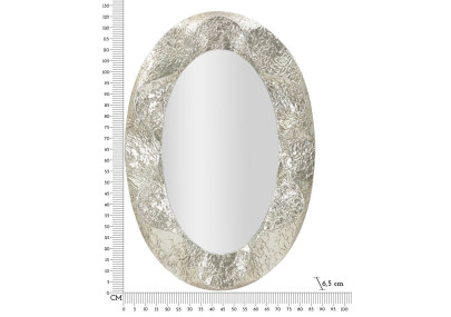 Miroir ovale Argelux 87,5x6,5x128 cm (miroir 55x93 cm) – Élégance harmonieuse et luxe discret