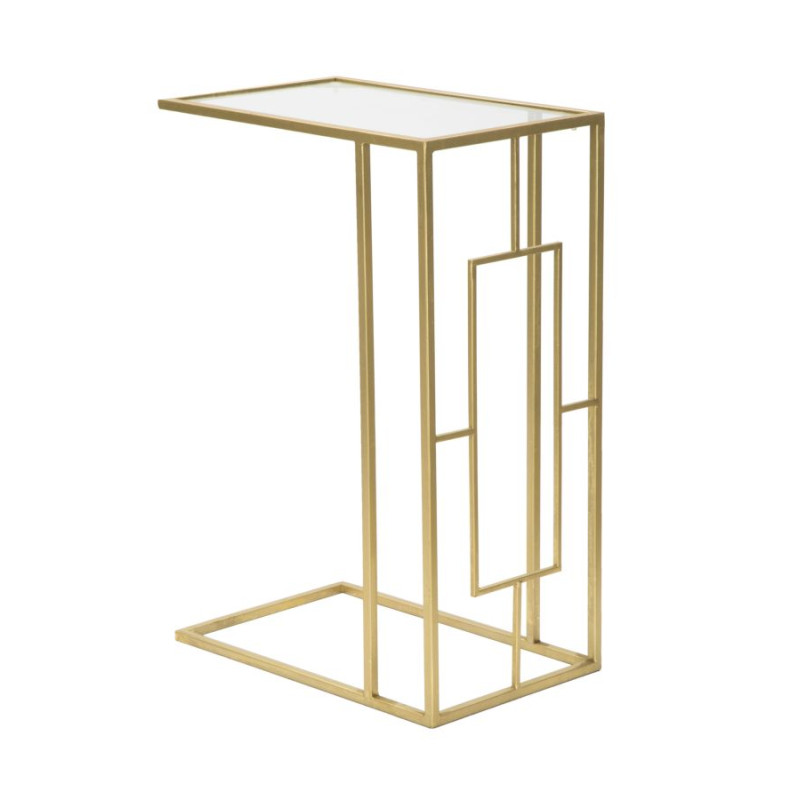 Table de canapé C 40,5x25,5x60 cm – Minimalisme pratique et finition élégante