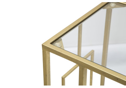 Table de canapé C 40,5x25,5x60 cm – Minimalisme pratique et finition élégante