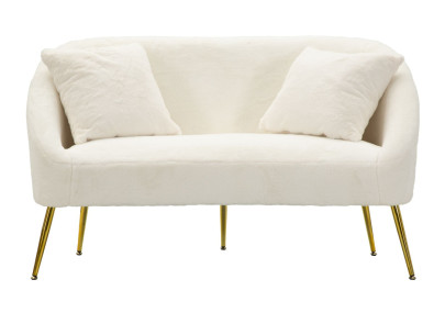 Canapé Soffy avec coussins 137x69x79 cm – Confort enveloppant et style haut de gamme