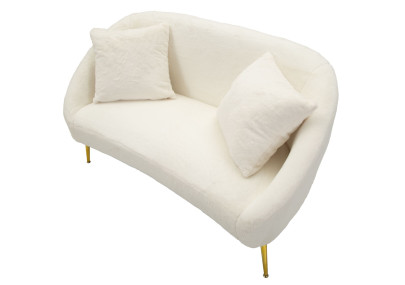 Canapé Soffy avec coussins 137x69x79 cm – Confort enveloppant et style haut de gamme