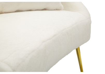 Canapé Soffy avec coussins 137x69x79 cm – Confort enveloppant et style haut de gamme