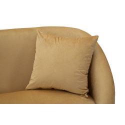 Canapé Browy avec coussins 137x69x79 cm – Présence chaleureuse et confort luxueux