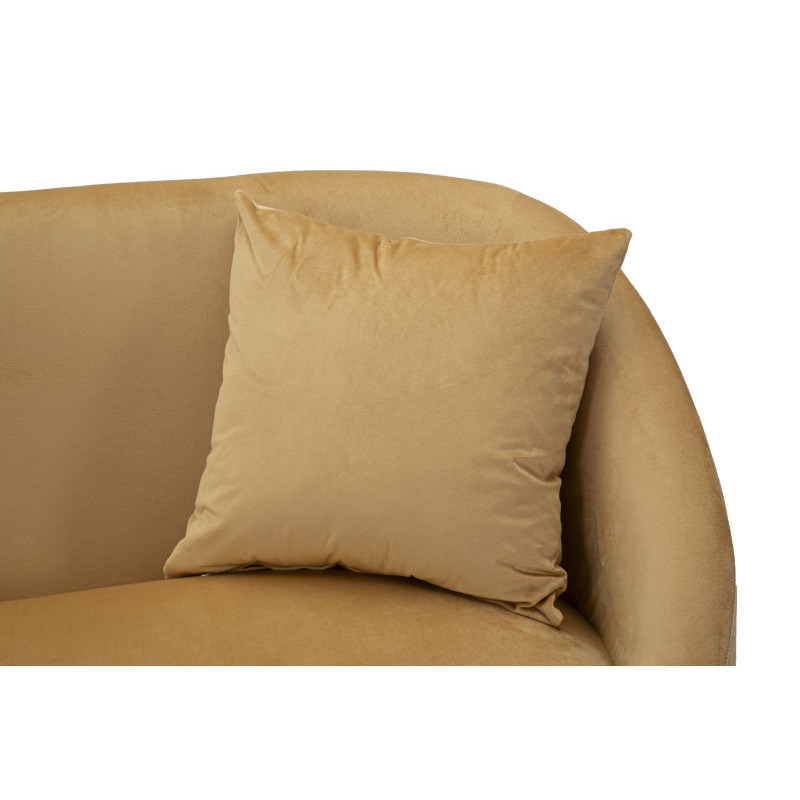 Canapé Browy avec coussins 137x69x79 cm – Présence chaleureuse et confort luxueux