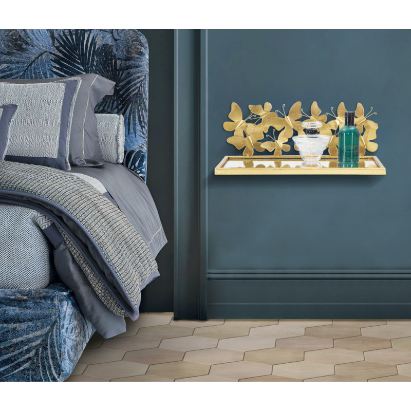 Étagères Murales Papillons – Duo Poétique 43 x 19,2 x 16,5 cm