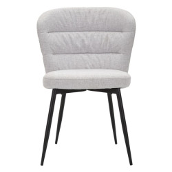 Sedia Losanna Grigia – Eleganza Italiana (Set da 2) 58 x 60,5 x 85 cm