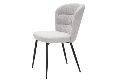 Chaises Losanna Grises – Élégance Italienne (Lot de 2) 58 x 60,5 x 85 cm