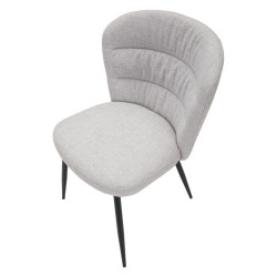 Sedia Losanna Grigia – Eleganza Italiana (Set da 2) 58 x 60,5 x 85 cm