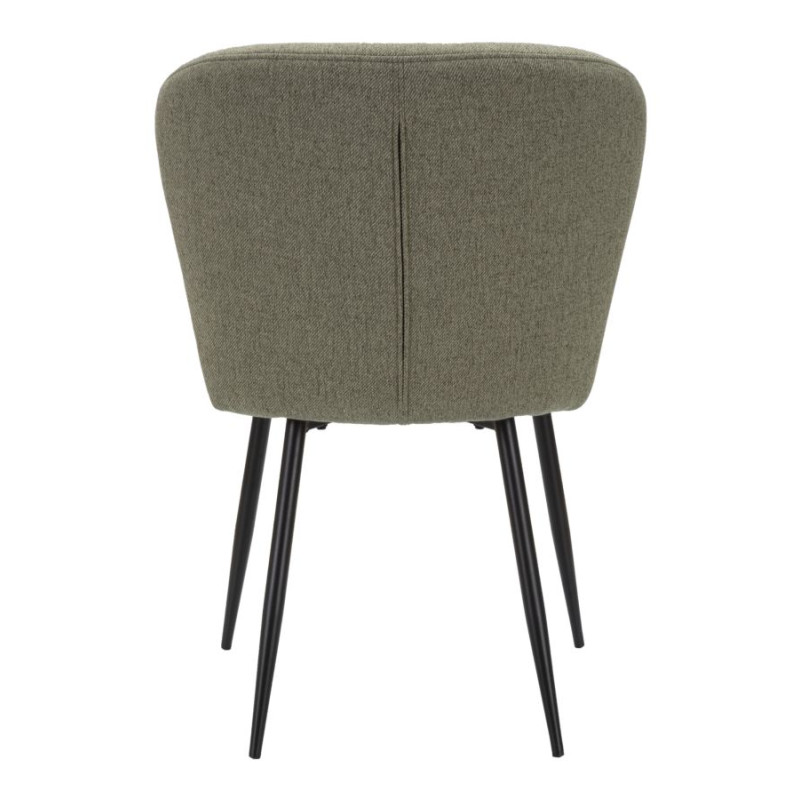 Chaises Losanna Vertes – Élégance Naturelle (Lot de 2) 58 x 60,5 x 85 cm