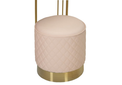 Coiffeuse Sharon Rose avec Pouf – Délicatesse Romantique 120 x 40 x 75 cm