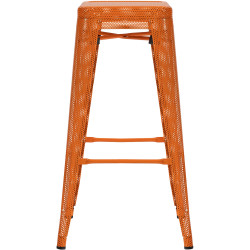 Tabouret de bar Fletcher orange