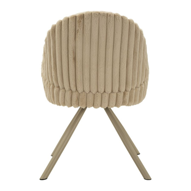 Sedia Stoccolma Crema – Raffinatezza Nordica (Set da 2) 58 x 53 x 85 cm