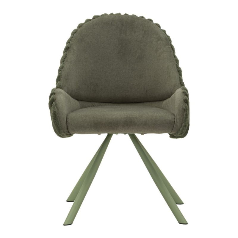 Sillas Estocolmo Verdes – Espíritu Natural (Lote de 2) 58 x 53 x 85 cm