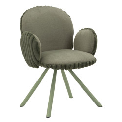 Chaises Stockholm B Vertes – Élégance Fraîche (Lot de 2) 64 x 68 x 83 cm (Assise 45 cm)
