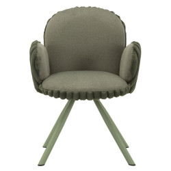 Cadeiras Stockholm B Verdes – Elegância Fresca (Lote de 2) 64 x 68 x 83 cm (Assento 45 cm)