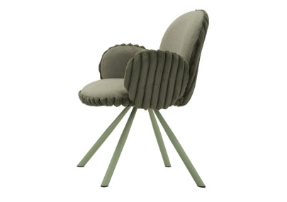 Chaises Stockholm B Vertes – Élégance Fraîche (Lot de 2) 64 x 68 x 83 cm (Assise 45 cm)