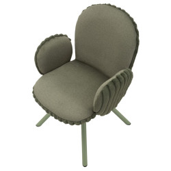 Cadeiras Stockholm B Verdes – Elegância Fresca (Lote de 2) 64 x 68 x 83 cm (Assento 45 cm)