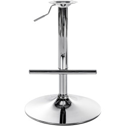 Cadre en T de rechange pour tabouret de bar, chromé