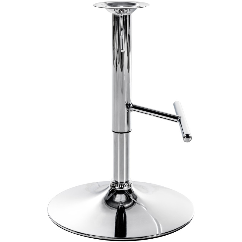 Cadre en T de rechange pour tabouret de bar, chromé