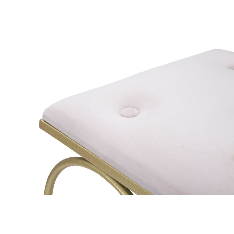 Pouf Cœur Rose – Passion Pastel 50 x 37,5 x 51,5 cm