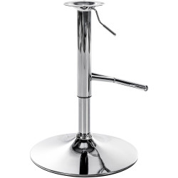 Cadre en T de remplacement pour tabourets de bar chrome