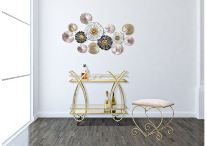 Pouf Cœur Rose – Passion Pastel 50 x 37,5 x 51,5 cm