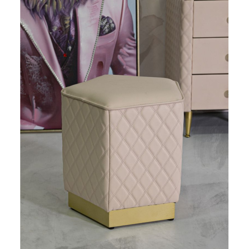 Pouf Sharon Pentagonal – Géométrie Chic 35 x 35 x 38 cm