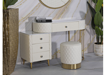 Pouf Sharon Rond – Simplicité Parfaite Ø36 x 39 cm