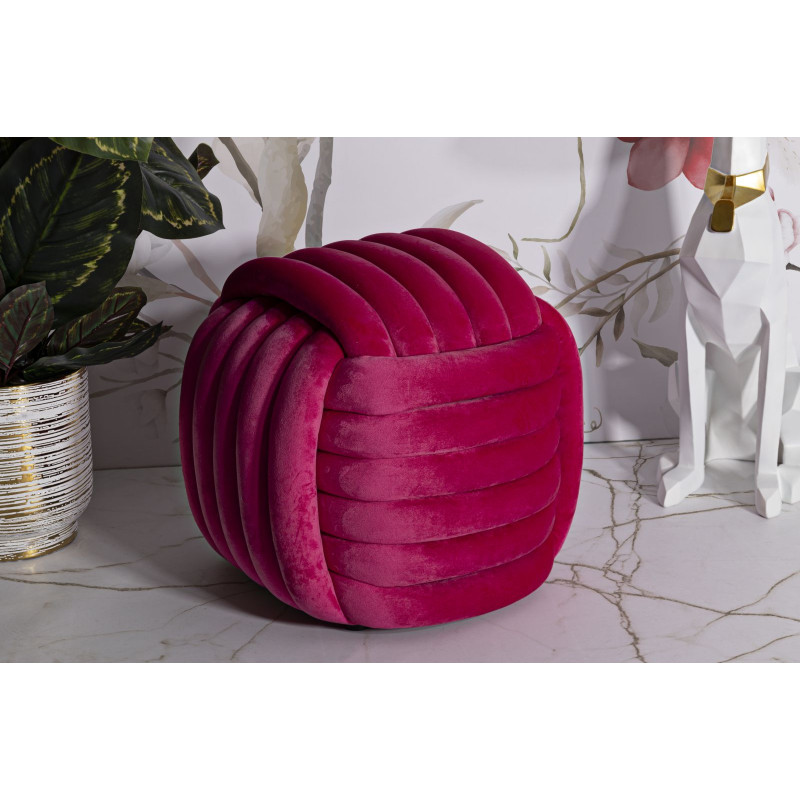 Pouf Softy Fuchsia – Explosion Glam 45 x 45 x 45 cm
