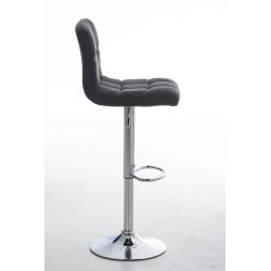Tabouret de bar Peru, tissu C gris foncé