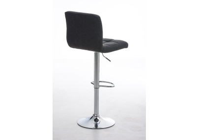 Tabouret de bar Peru, tissu C, gris foncé