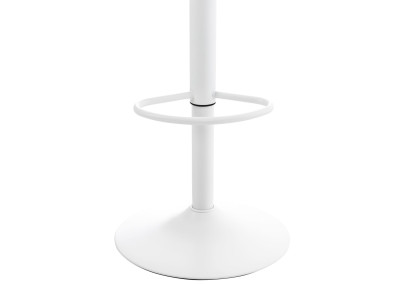 Lot de 4 tabourets de bar Almada en blanc