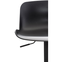 Set de 4 Taburetes de bar Almada Negro