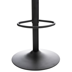 Set de 4 Taburetes de bar Almada Negro